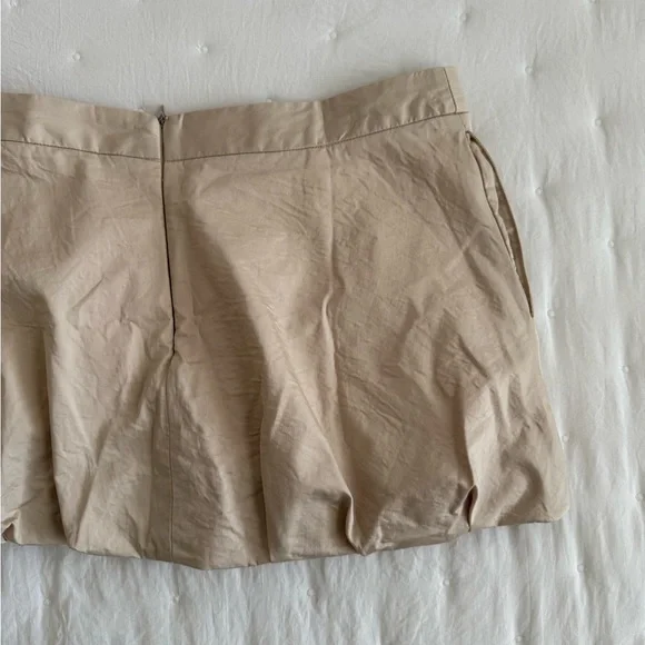 Zara Tan Bubble Skirt - Picture 4 of 4